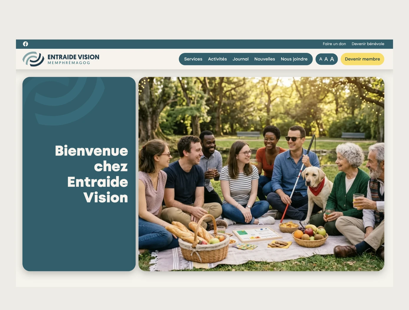 Nouveau site web